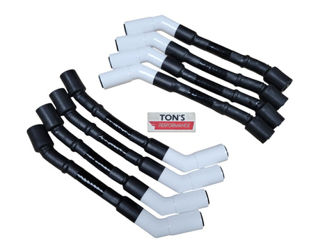 Ton's 9" 10mm Ceramic Sleeved Hi Temp Spark Plug Wire Set GM gen 4 LS3/LS4/LS7 engines