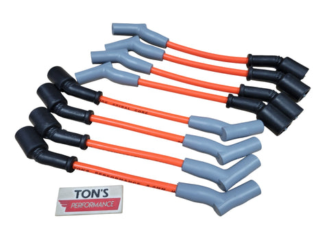 8mm LS GM Gen 4 LS3 LS4 LS7 spark plug wires with bendable spark plug terminal