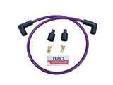 Universal 48" 8mm Suppression Core Silicone Spark Plug Wire kit - Motorcycle
