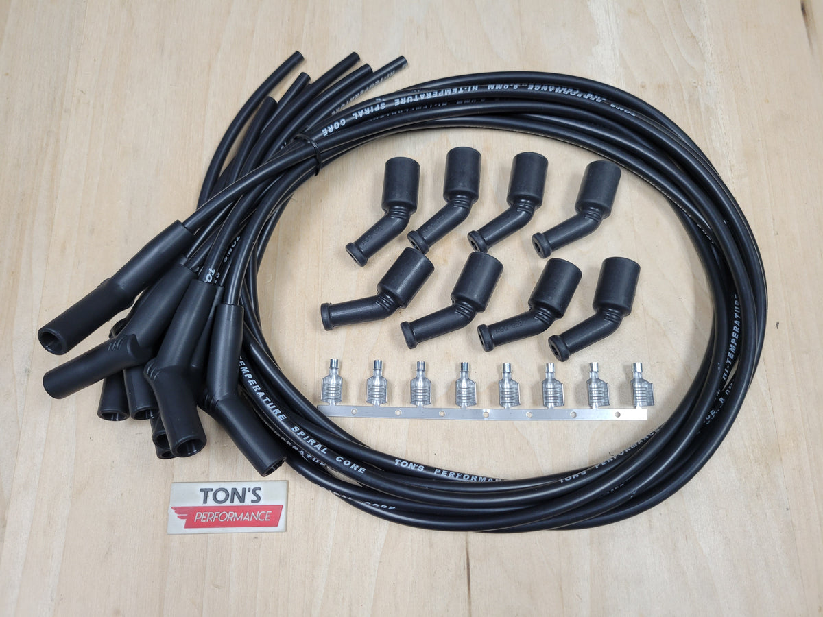 thumbnail image 2 of XU 9070C Ceramic Boot Spark Plug Wire Set For GM LS3 LS7 LT 4.8L 5.3L 6.0L 2 of 6
