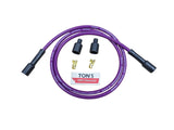 Universal 48" 8mm Suppression Core Silicone Spark Plug Wire kit - Motorcycle