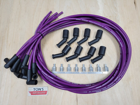 GM Performance Wires Ton's Performance 10mm Spark Plug Wires For GM LS GM Performance Wires Ton's Performance 10mm Spark Plug Wires For GM LS