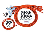 Ton's 8mm Spark Plug Wires White CERAMIC BOOT UNIVERSAL Ford/Chevy Small/Big Block
