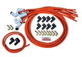 Ton's 8mm Spark Plug Wires White CERAMIC BOOT UNIVERSAL Ford/Chevy Small/Big Block