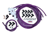 Ton's 8mm Spark Plug Wires White CERAMIC BOOT UNIVERSAL Ford/Chevy Small/Big Block