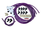 Ton's 8mm Spark Plug Wires White CERAMIC BOOT UNIVERSAL Ford/Chevy Small/Big Block