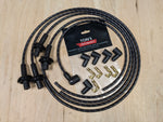 Universal 8mm Cloth Braided Spark Plug Ignition Wire Kit Aircooled VW Bug Spiral Core