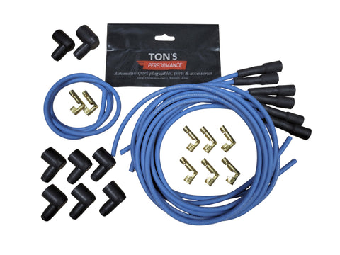 Universal 6 Cylinder 7mm Spark plug wire kit