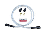 Universal 48" 8mm Suppression Core Silicone Spark Plug Wire kit - Motorcycle