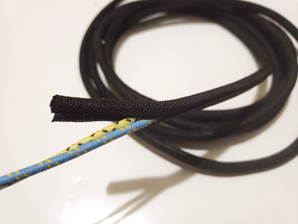 5ft Split Loom Cable Wrap, Black, 30mm Diameter with Tool