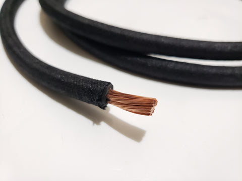 Cable primario trenzado de tela calibre 8 [vendido por pie]