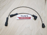 Cables de bujía trenzados de tela Harley Sportster 1986 - 2003 / PAR DE CABLES DE RECAMBIO DE LONGITUD OEM