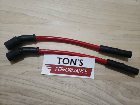 10,4mm Red Spark Plug Cables For Softail 86-99 - Foto 7
