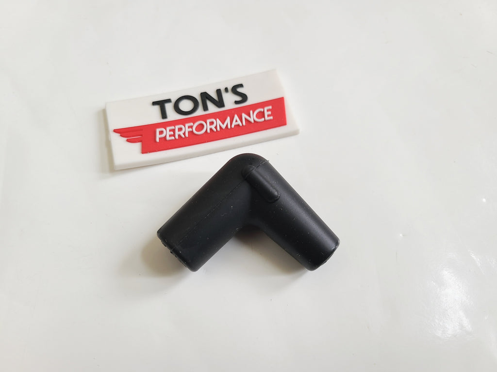 7mm Ignition Spark Plug Boots 90 Degree Right Angle Pack Of 8 Rubber Replacement - Foto 2