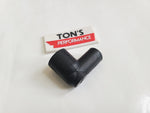 Ignition Coil Wire Socket style Boot Silicone Black 90 Degree