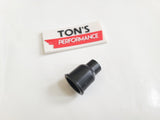 Ignition Wire Distributor Socket style Boot Silicone Black 180 Degree - 8MM
