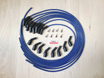 Cables de bujía trenzados de tela vintage LSX LS1 LS LT SWAP Kit de cables sin ensamblar 