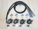 Kit combinado de cables de bujía IGTB y MSD de alta potencia con bobina inteligente AEM 