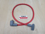 MSD Ignition Socket type Coil Wire-Super Conductor 8.5mm 90° Boots Red 25"