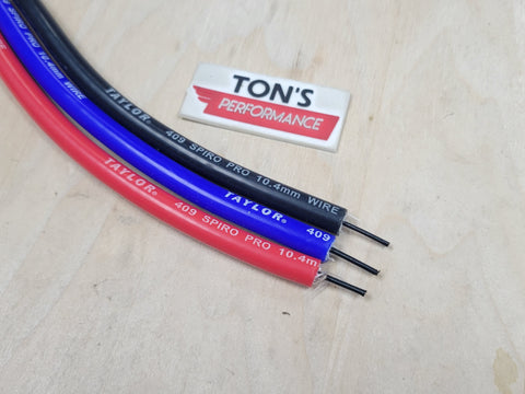 Taylor 10,4 mm "409" Spiro-Pro Cable de bujía 100% silicona [Vendido por pie]
