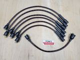 Vintage Style Chevy 216 / 235 Cloth Covered Spark Plug Wire Set