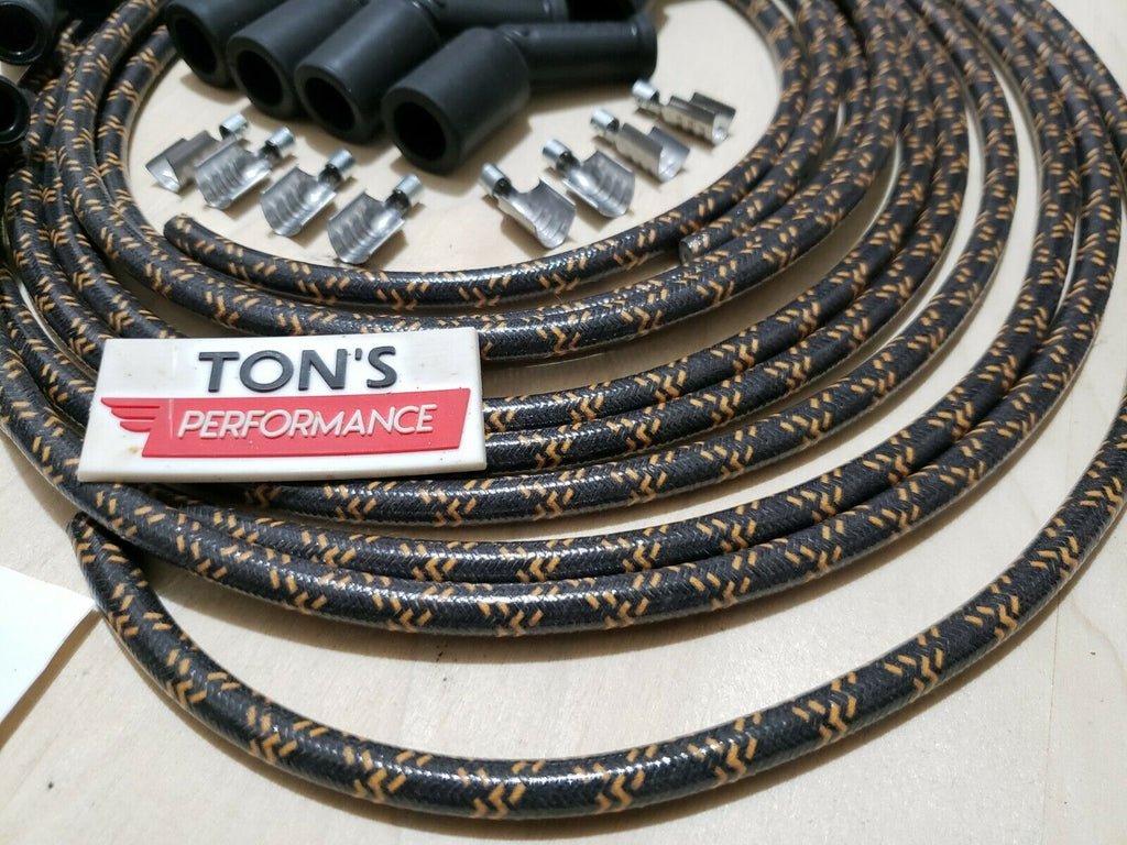 7.8mm Cotton Braid Spark Plug Wire (Suppression Core)