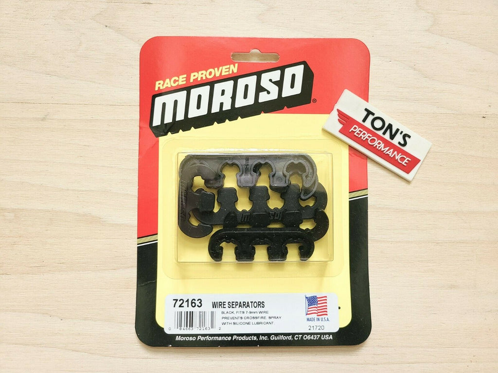 Moroso Ignition Spark Plug Wire Loom/Separators 7-9mm Polymer BLACK / –  Ton's Performance