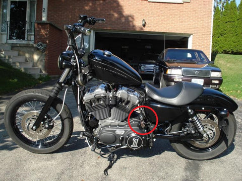 Harley Davidson Sportster 48 72 883 1200 Ignition Key Relocation