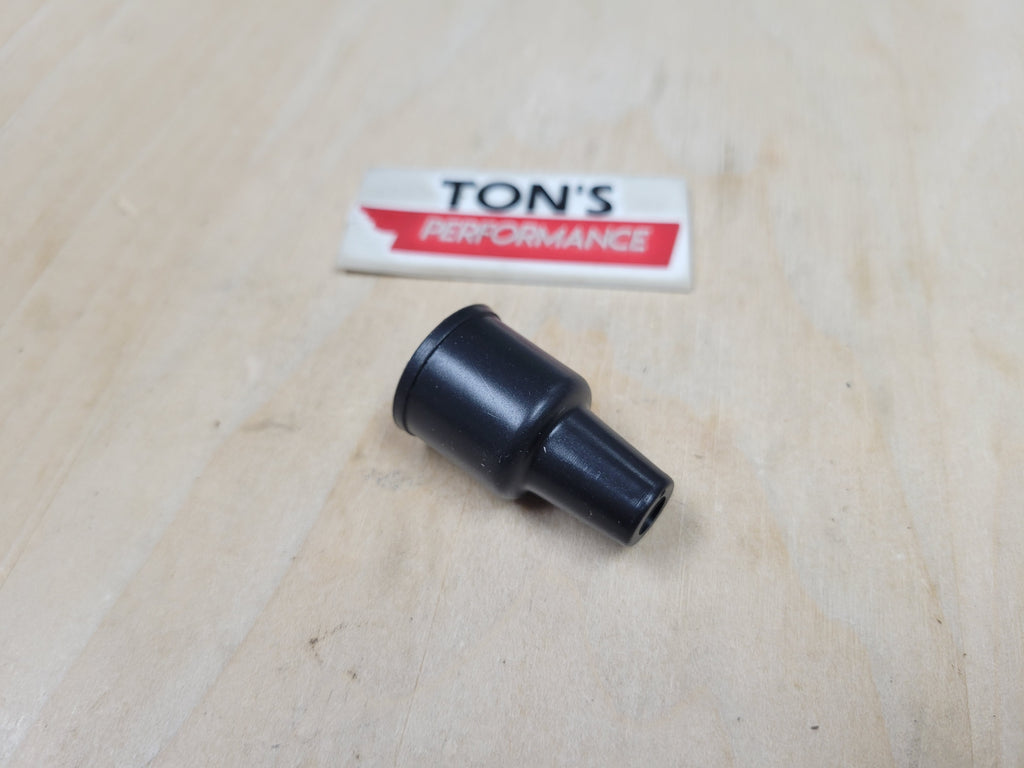Ignition Wire Distributor Socket style Boot Silicone Black 180 Degree ...