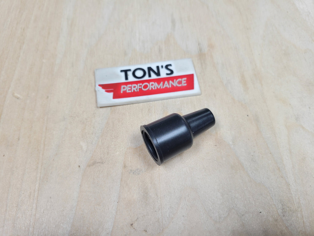 Ignition Wire Distributor Socket style Boot Silicone Black 180 Degree ...