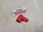 Ignition Distributor Socket style Boot Silicone Red 90 Degree