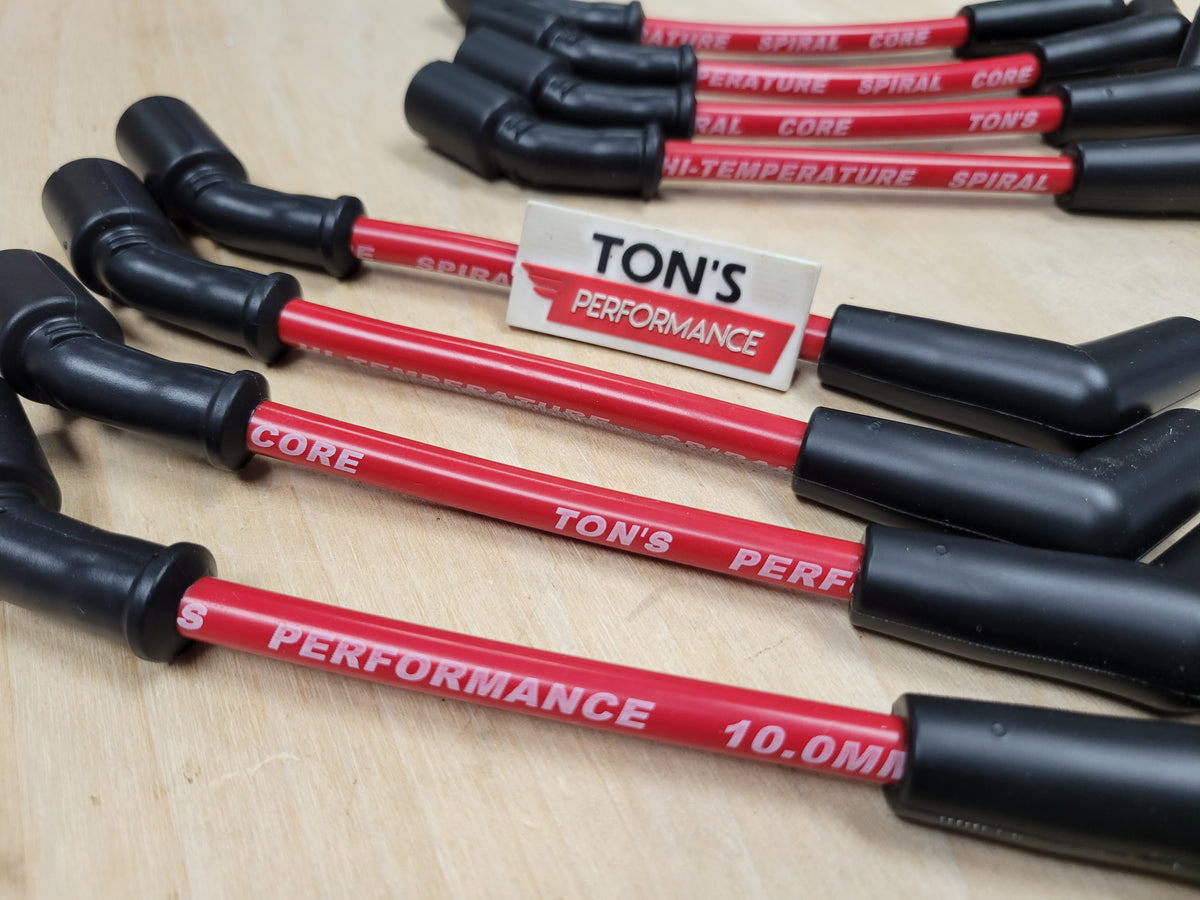 10mm LS Angled Spark Plug Wires CAR, TRUCK, & SUV 10" or 11" LENGTH (4