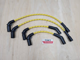 TWISTED 12mm Spark Plug Wires For Harley M8 Electra Tri-Glide Road King Street 2017-2023