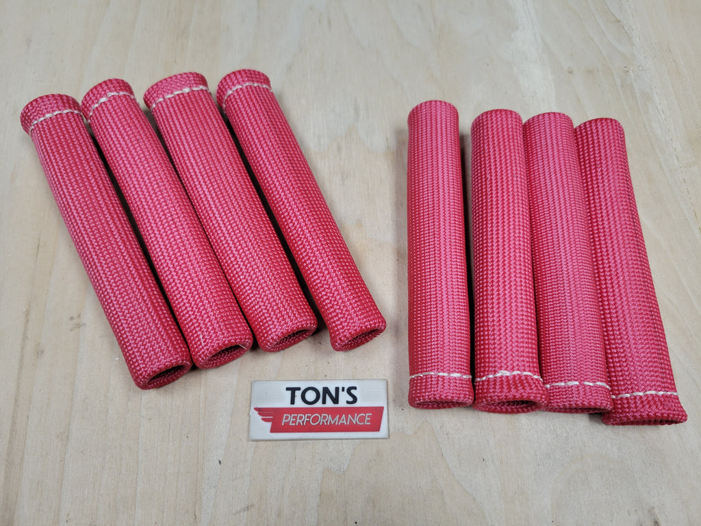 Universal 8 Heat Shield Wrap Slip On Spark Plug Wire Insulator - Foto 8