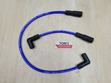 Cables de bujía de 8 mm de Ton's - Harley Dyna Softail 1999 - 2017 / PAR DE CABLES DE RECAMBIO DE LONGITUD OEM