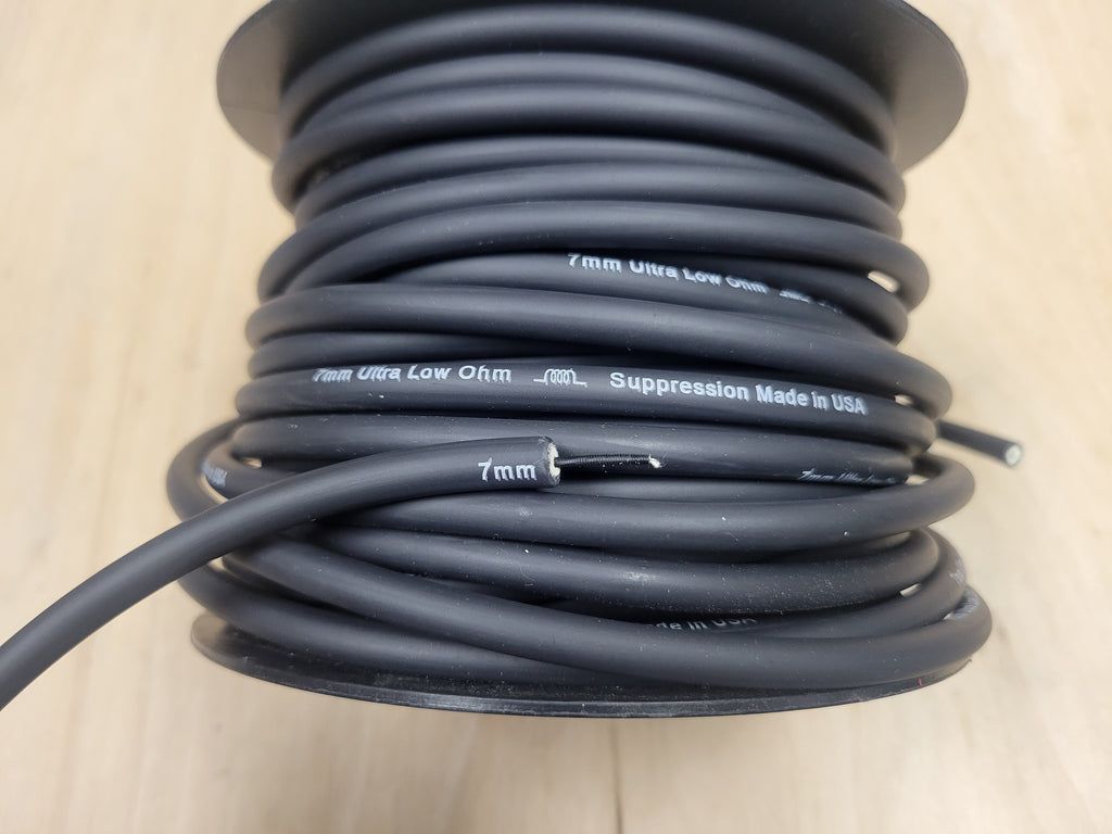 Pl Plug Wire 7mm High Performance Premium Spiral Suppression Core Silicone spark pl ...