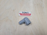 Ignition Coil Wire Socket style Boot Silicone Gray 90 Degree